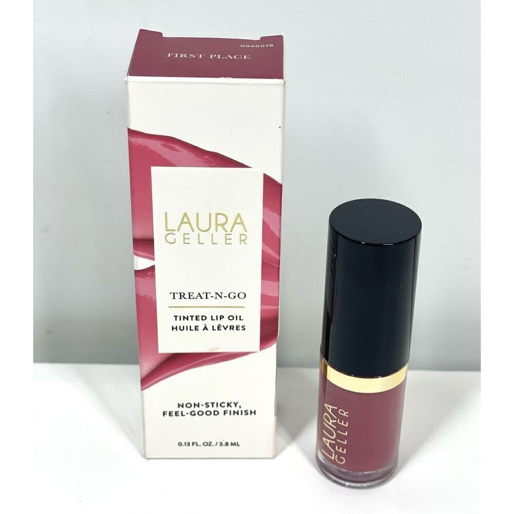 Laura Geller Treat N Go Tinted Lip Oil Non Sticky FIRST PLACE New in Box